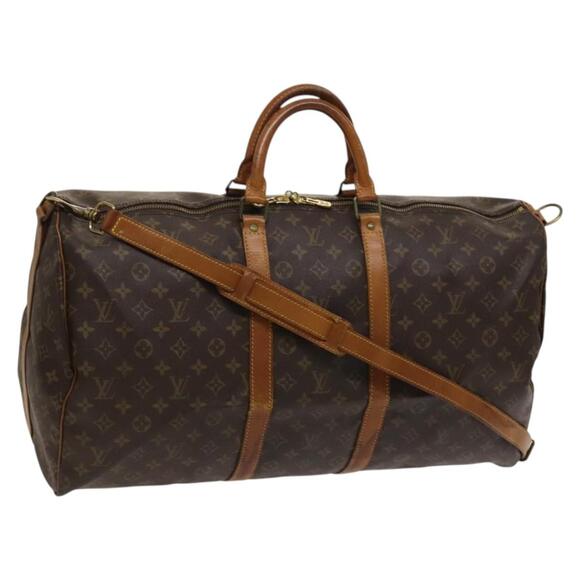 LOUIS VUITTON Monogram Keepall Bandouliere 55 Boston Bag M41414 - Picture 1 of 16
